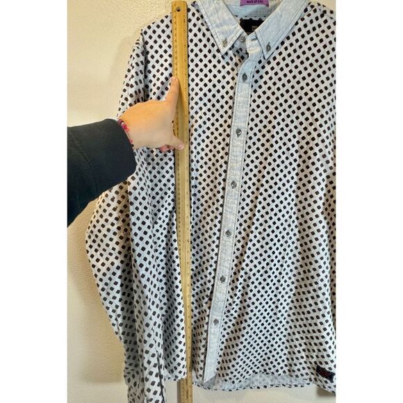 Scotch & Soda Relaxed Amsterdam Couture Long Sleeve Button Down Shirt Men's XL - Picture 8 of 11